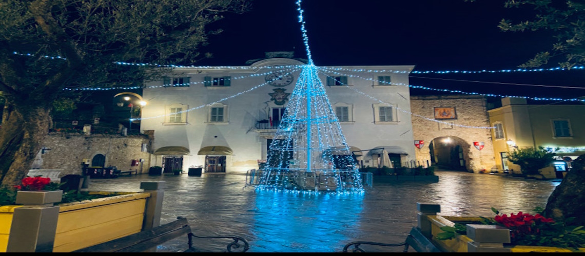 View of the illuminations in the historic centre of San Gemini - San Gemini